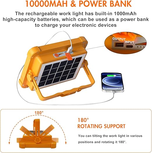 LumaCore – Solarbetriebene Campinglaterne 20000mAh