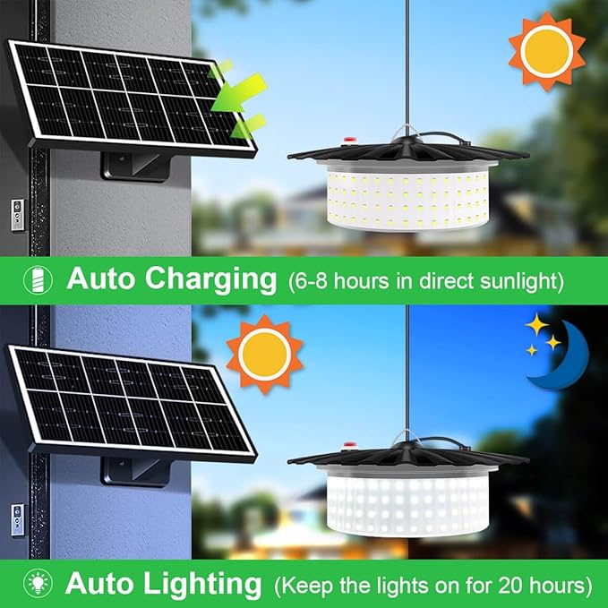 SunRay – Solarlampe für Schuppen & Scheune