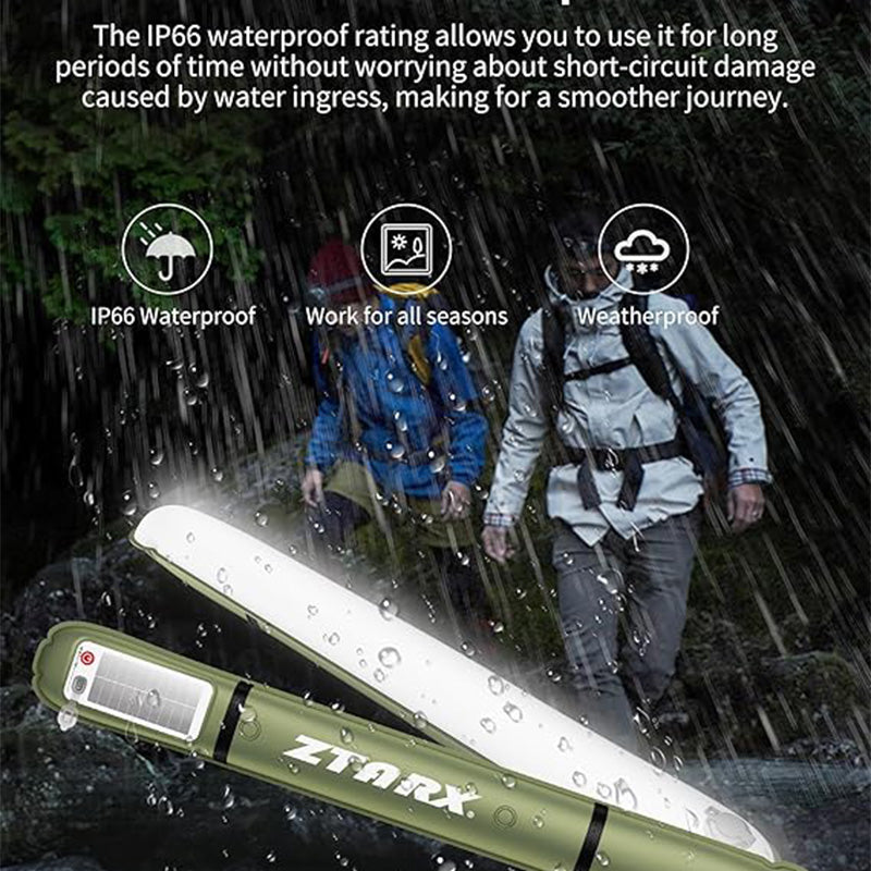 LumaTrek – Faltbare Solar-LED-Abenteuertaschenlampe