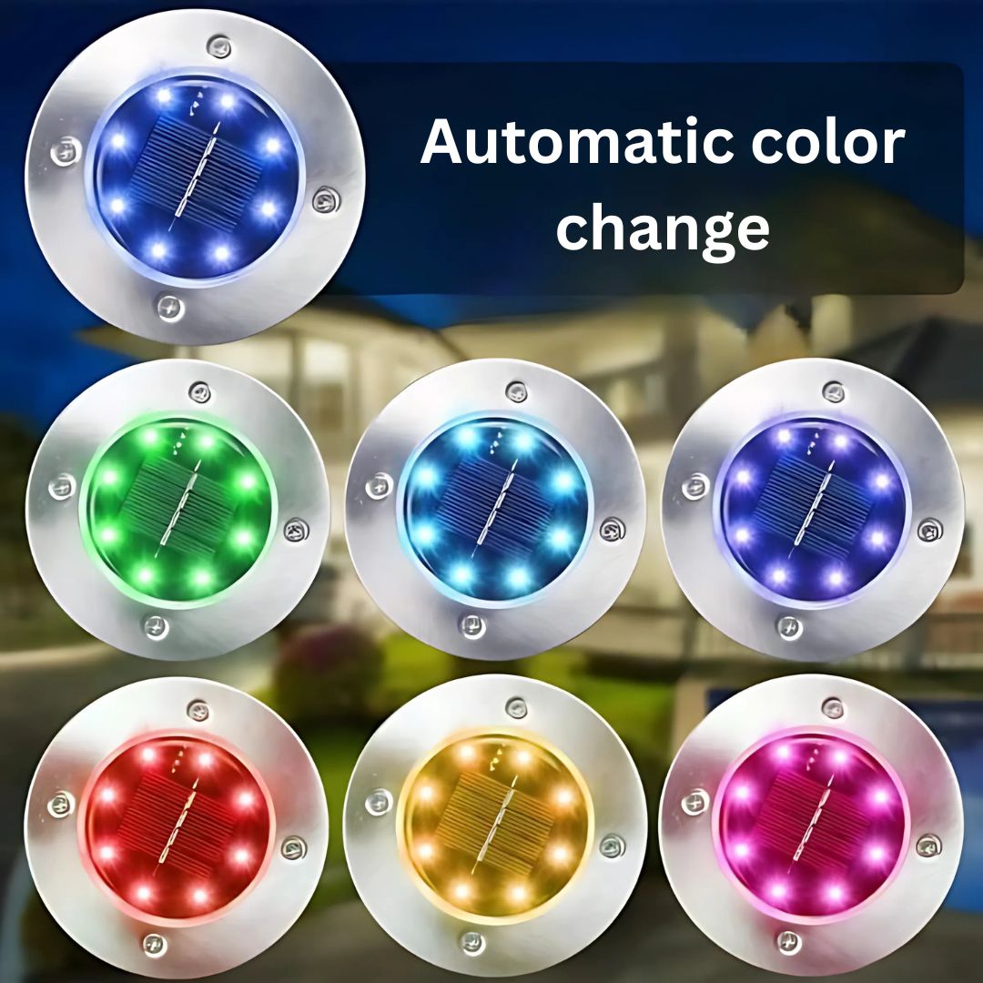 OrbiGlo - Wasserdichtes LED-Solar-Bodenlicht