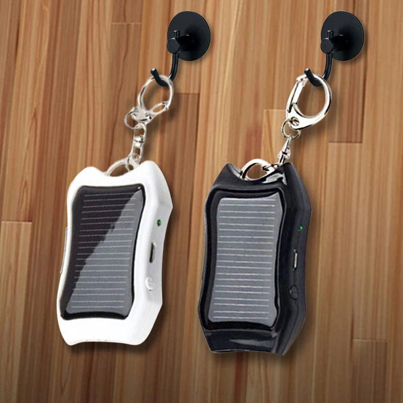 Mini Solar-Powerbank mit Schlüsselanhänger – Notfall-Ladegerät für unterwegs
