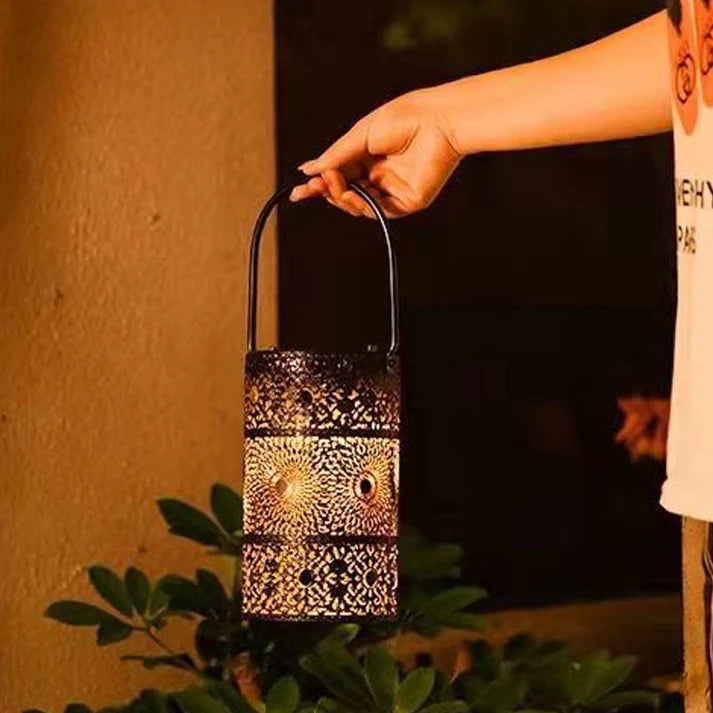 Florica – Solar-LED-Bodenleuchte mit dekorativem Lichtmuster für Garten & Wege