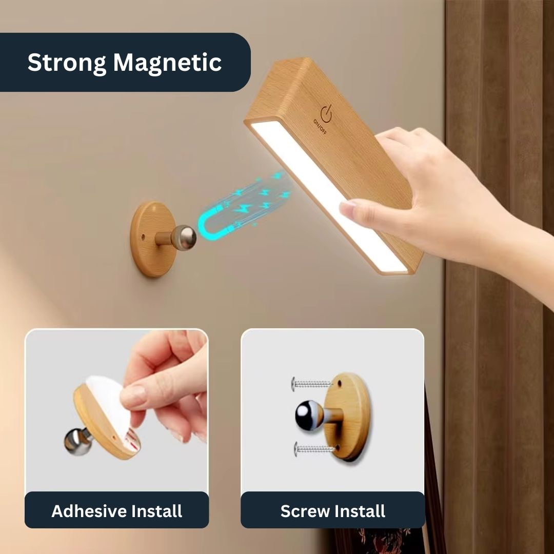 Tragbare 360° wiederaufladbare LED-Wandleuchte