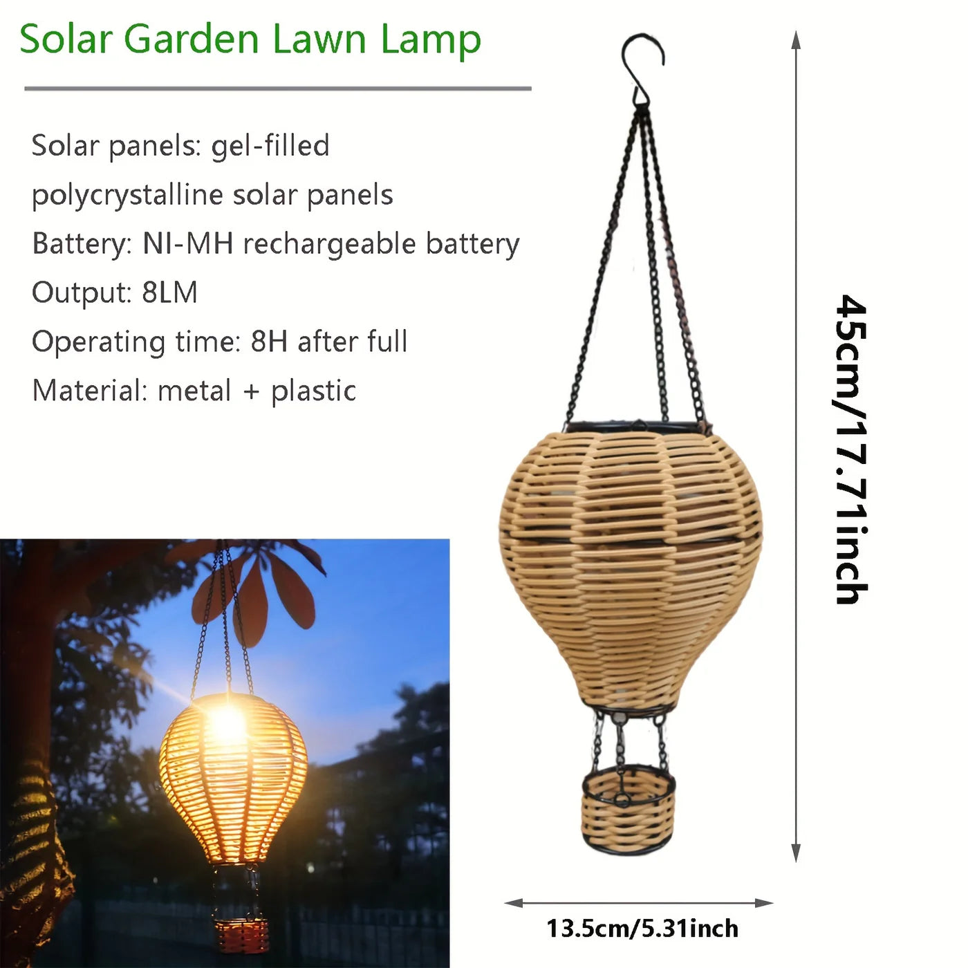 LumiFloat – Schwimmende Solar-Gartenlaterne mit LED für Teich & Terrasse