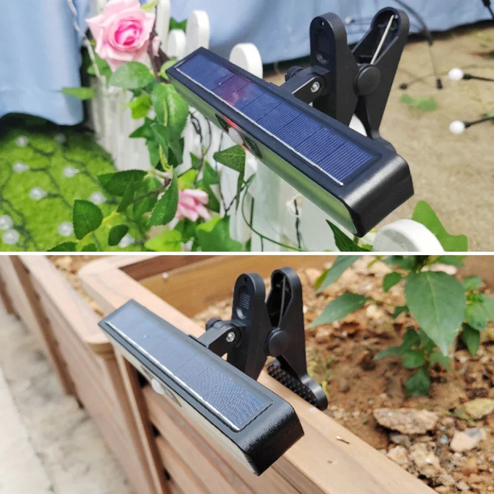 SnapLite – Solar-LED-Leuchte zum Anstecken für Zaun, Balkon & Garten