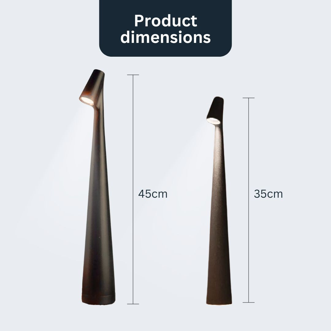LumaLite – Kabellose LED-Tischlampe mit Akku & Touch-Dimmung