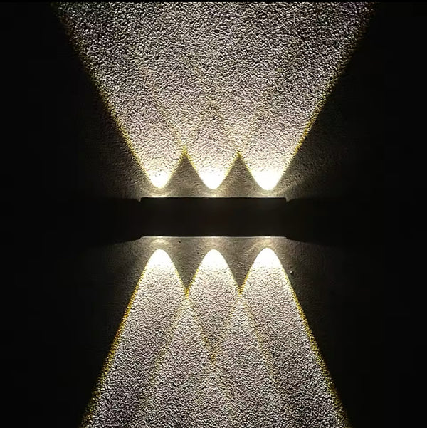 DuoRay - Große Auf&Ab Solar LED-Wandleuchte