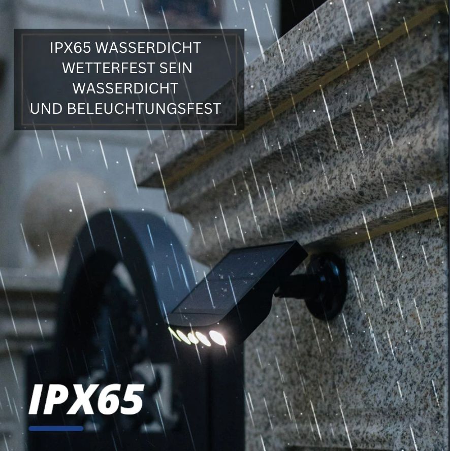 GuardSolar™ – Weitwinkel Solar LED Sicherheitslicht mit Bewegungssensor