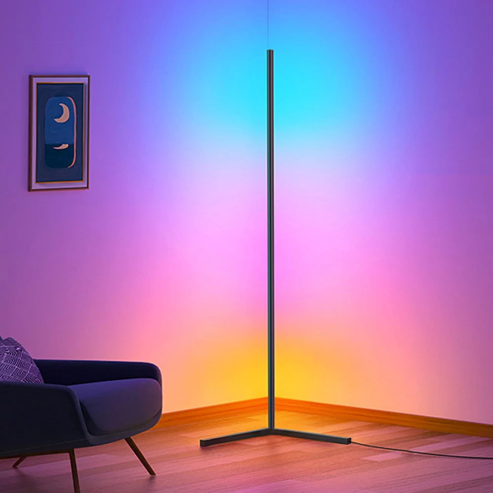 ChromaGlow – Intelligente LED-Stehleuchte mit Farbwechsel & App-Steuerung