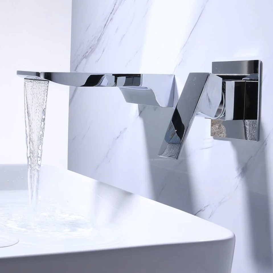 Kai - Moderner Wandmontierter Wasserfallhahn