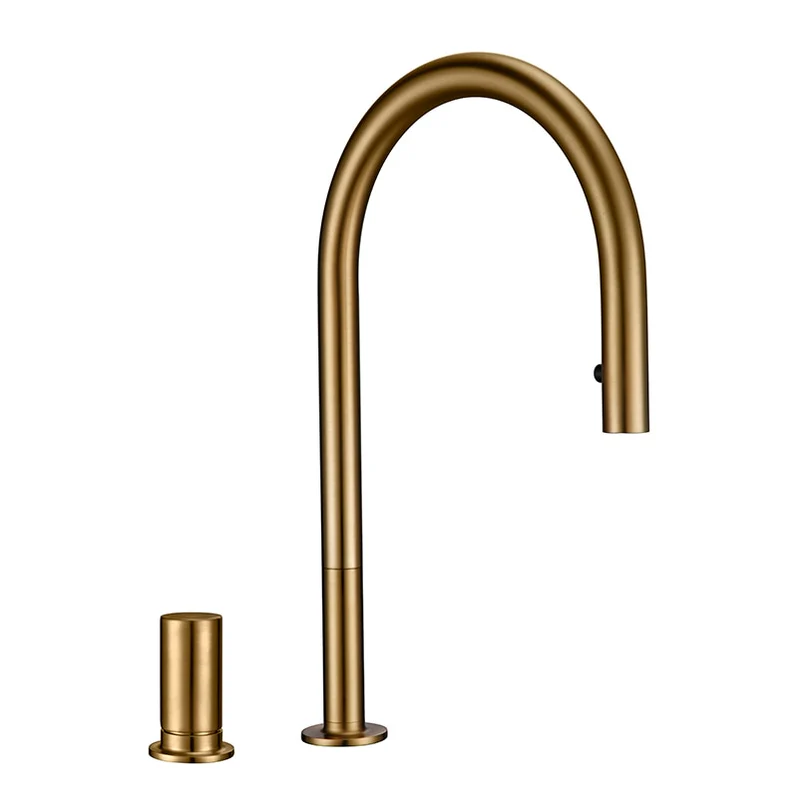 Clemence – Eleganter Wasserhahn in Gold für Waschbecken & Waschtisch