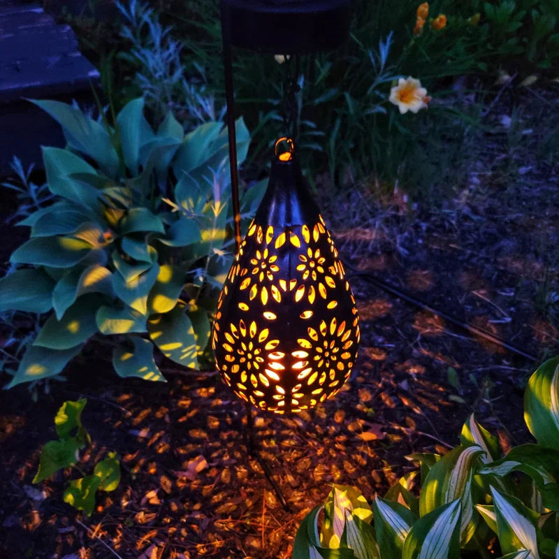 SolarDrop Glow – Solar Hängeleuchte für den Garten