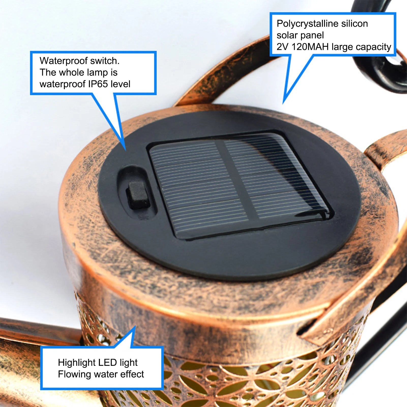 SunGrown – Dekorative Solar-Gartenleuchte für Beete, Wege & Terrasse