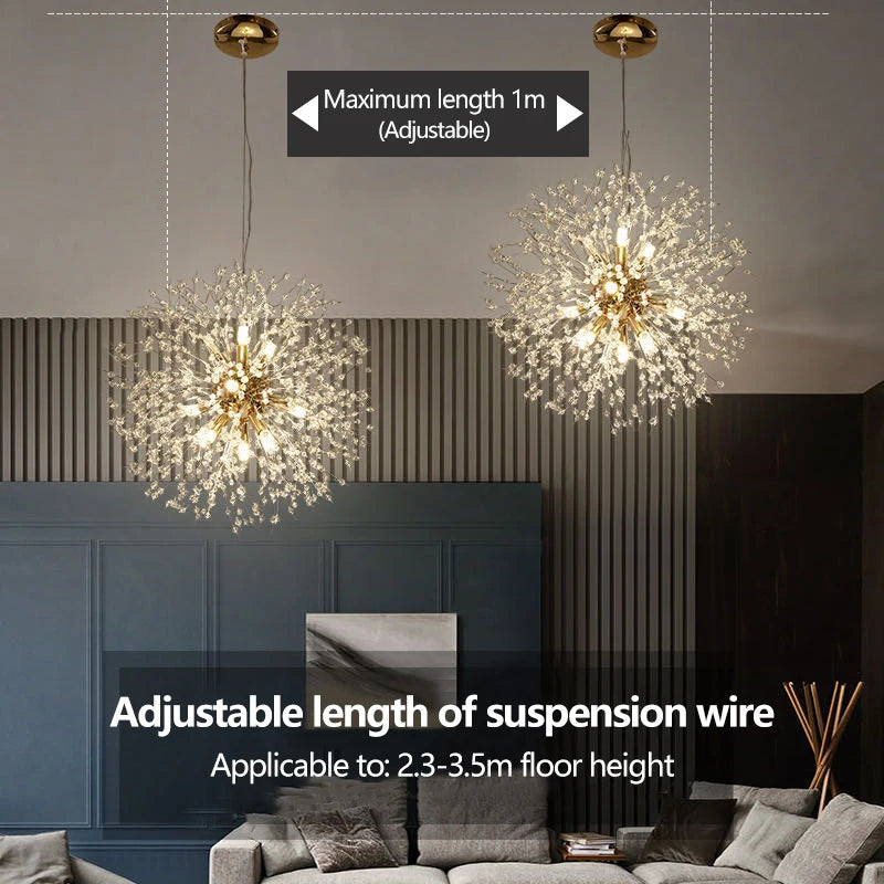 RadiantBloom – Elegante LED-Designerleuchte für Wohn- & Schlafzimmer