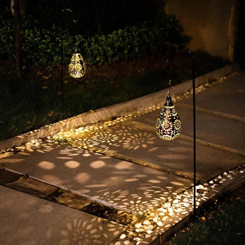 SolarDrop Glow – Solar Hängeleuchte für den Garten
