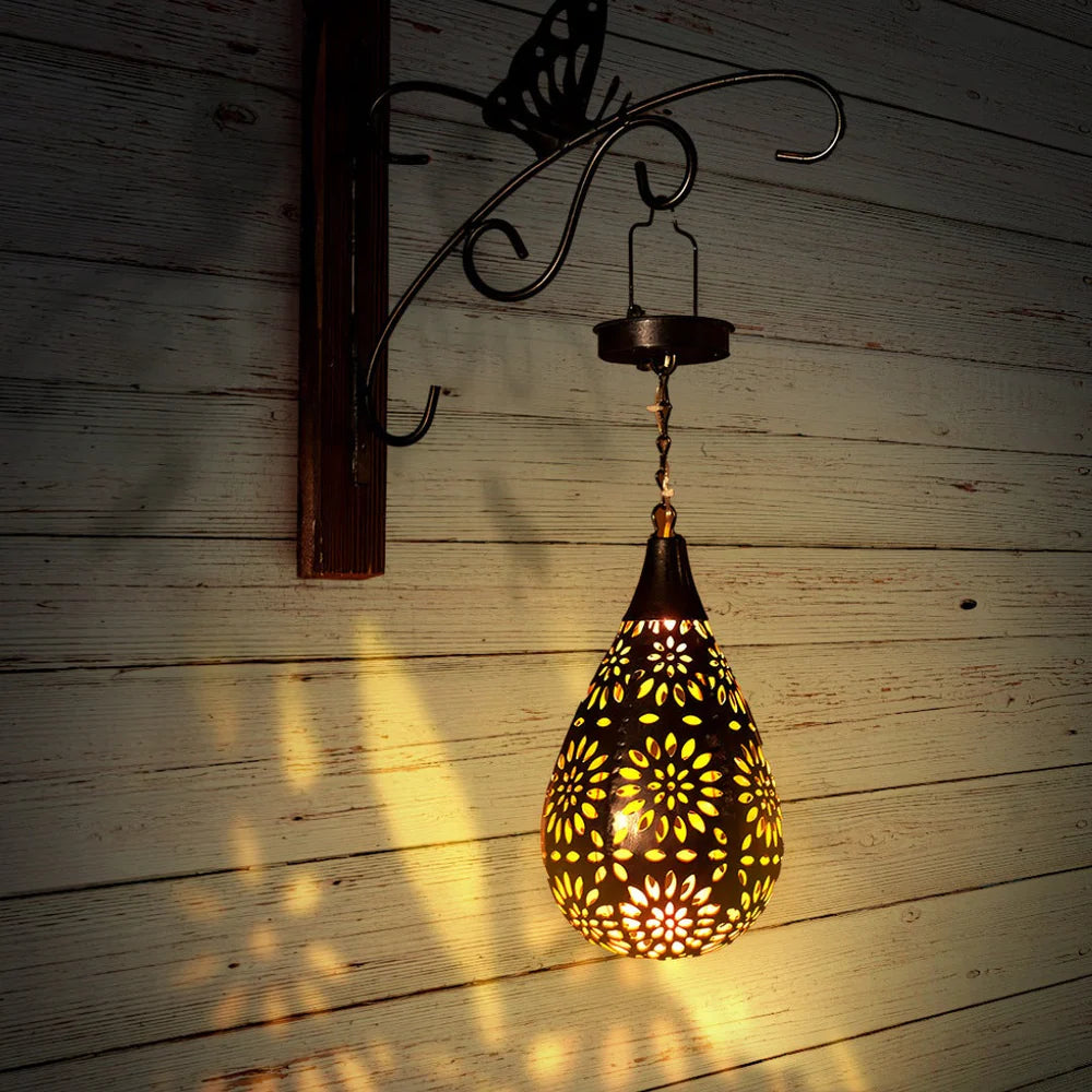 SolarDrop Glow – Solar Hängeleuchte für den Garten