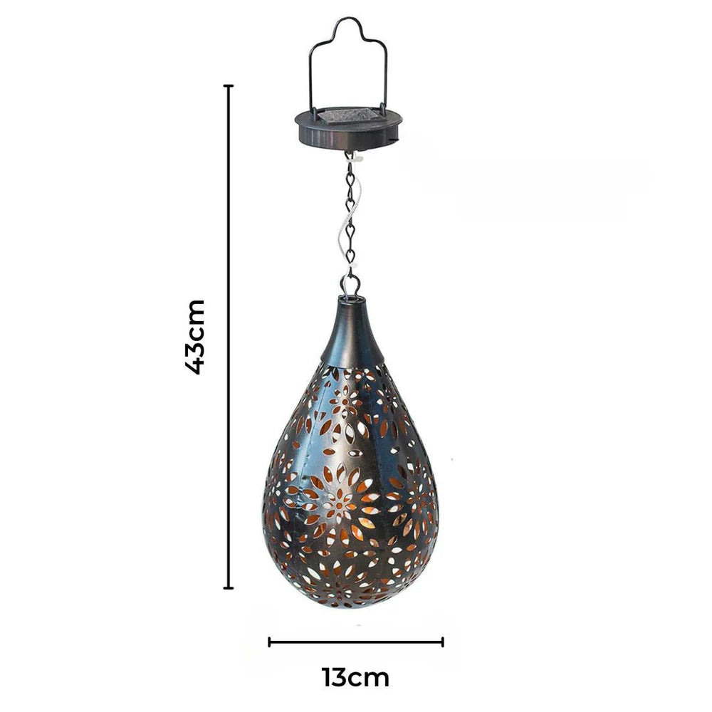 SolarDrop Glow – Solar Hängeleuchte für den Garten
