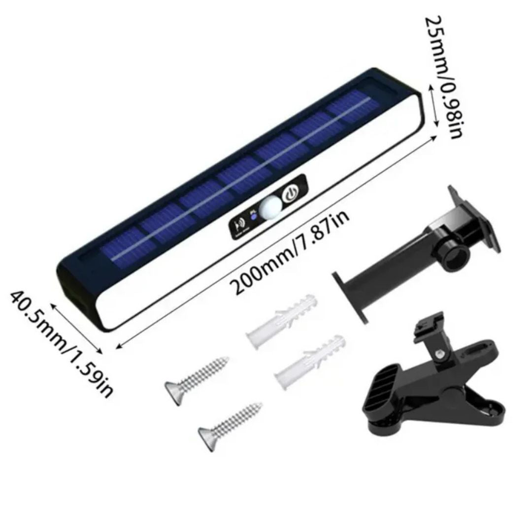 SnapLite – Solar-LED-Leuchte zum Anstecken für Zaun, Balkon & Garten