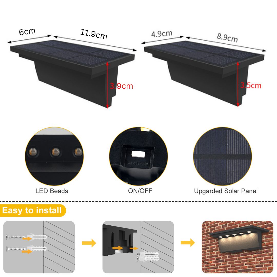VividSolar™ - Solar-Zaunleuchte