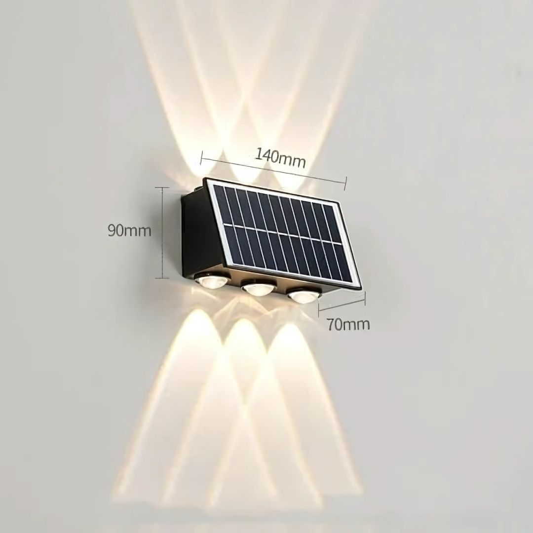 Suntrace - Solarstrahler Wand-LED-Leuchte