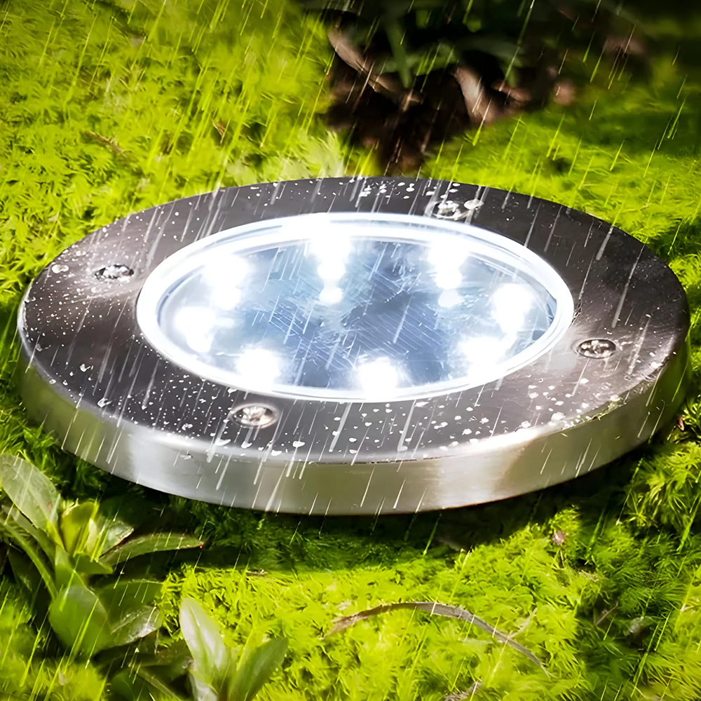 RoundSolar – Solar-Bodenstrahler für Außenbereiche & Gartenbeleuchtung