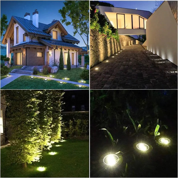 OrbiGlo - Wasserdichtes LED-Solar-Bodenlicht