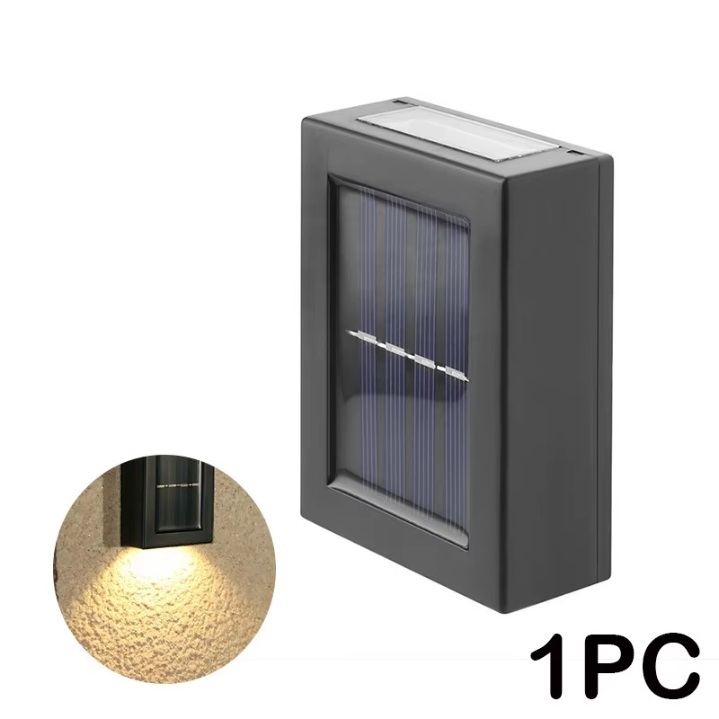 GlowEdge - Solar-LED-Wandleuchte