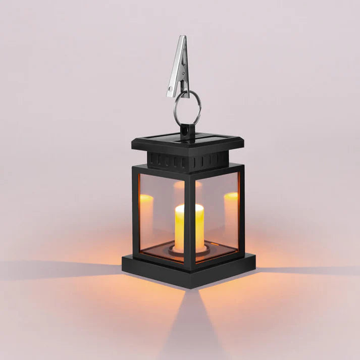 LumaEve – Hängende LED-Kerzenlaterne im klassischen Design für Garten & Balkon