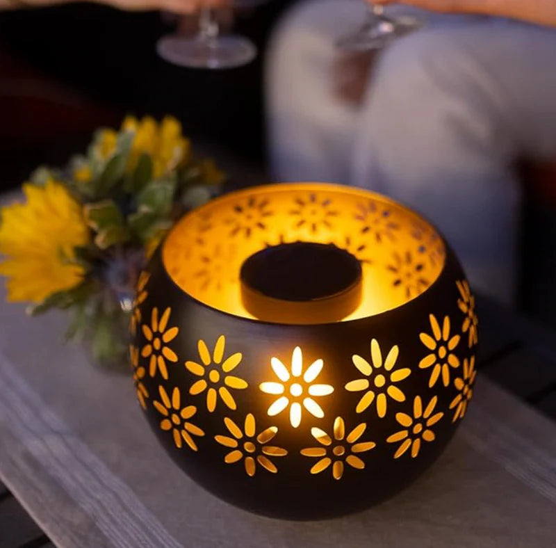 LumiBloom – Solarbetriebene Gartenblumenleuchten