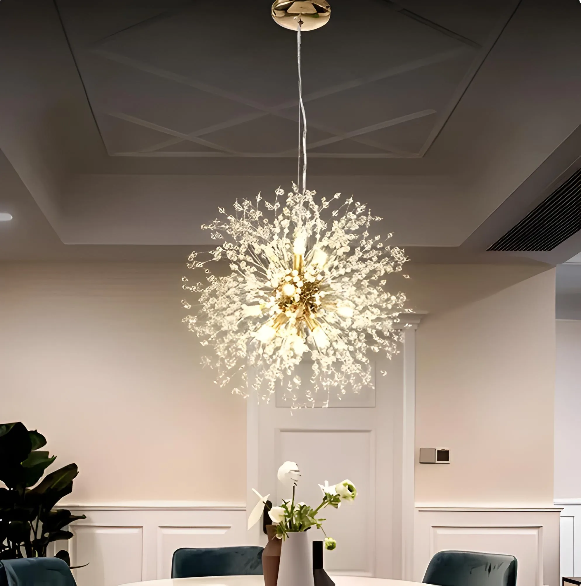 RadiantBloom – Elegante LED-Designerleuchte für Wohn- & Schlafzimmer