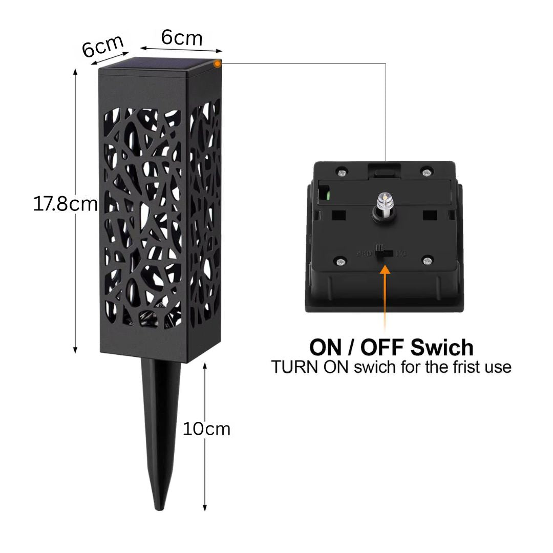 GardenGlow™ - Solar-Dekolicht paket (4er-Pack)