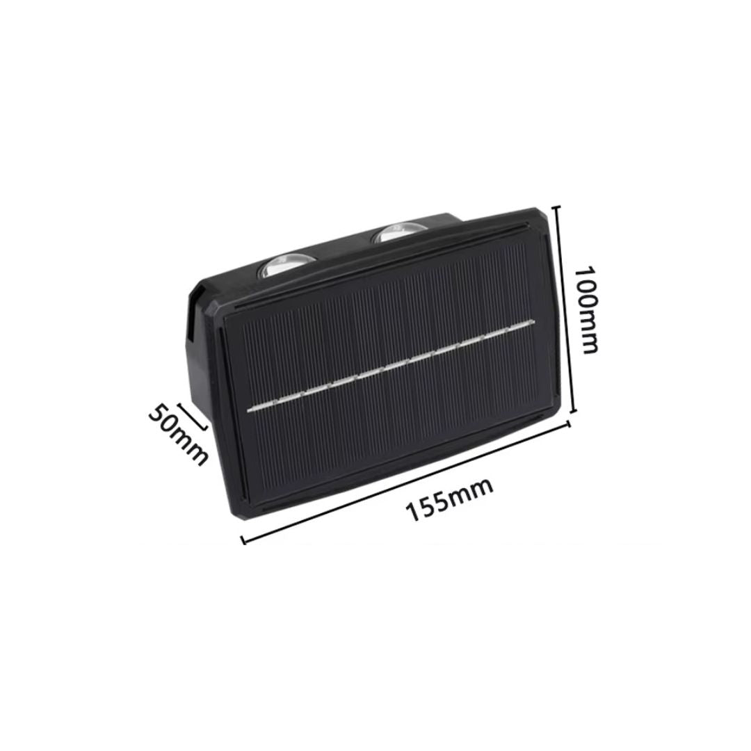LumiVive - Solar-LED-Wandleuchte für den Außenbereich
