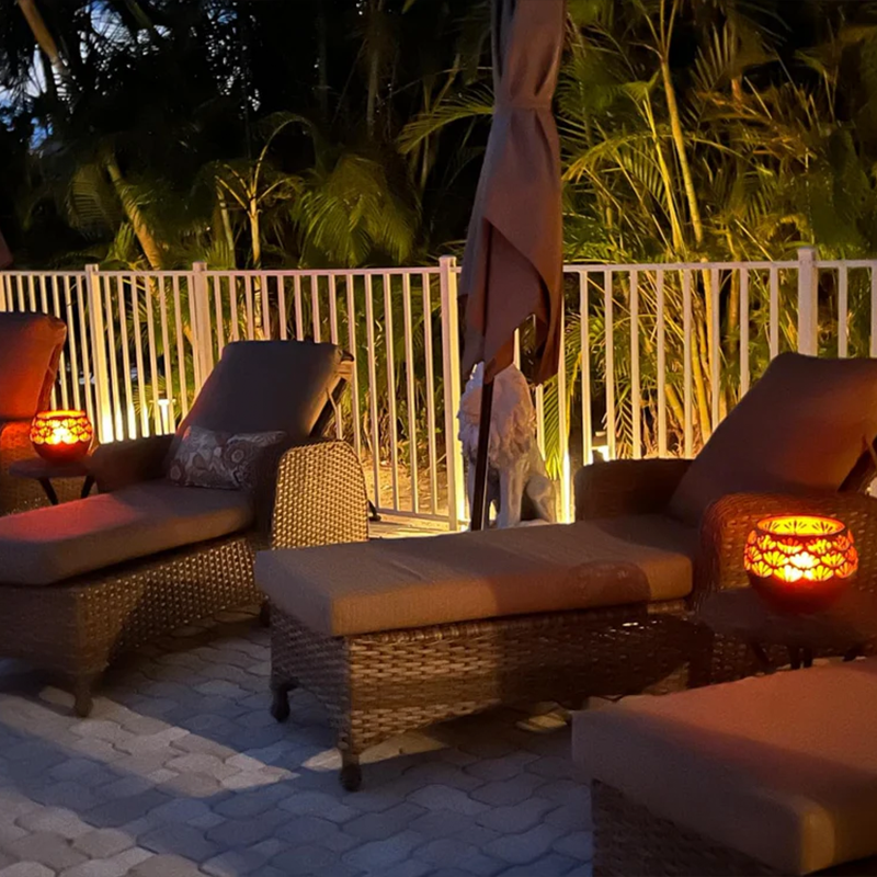 LumiBloom – Solarbetriebene Gartenblumenleuchten