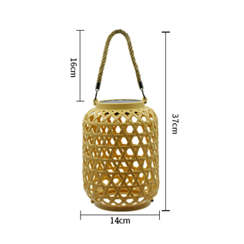 RavaLuna – Solar Rattan Laterne für den Garten