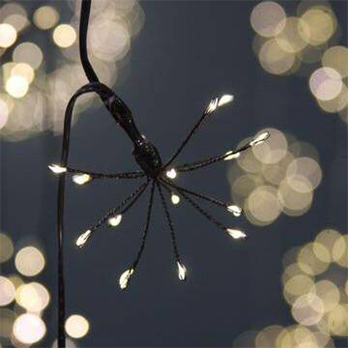 NoirBurst – Schwarze LED Sternlichter Außen