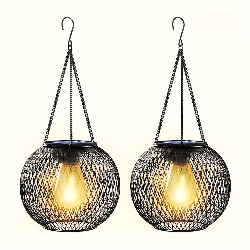 Solantra – Elegante Solar-Gartenlaterne mit LED & Tragegriff