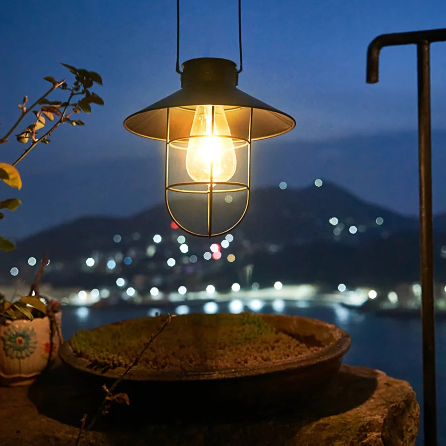 SolarRetro – Vintage-Solar-Hängelaternen mit LED für Garten & Balkon