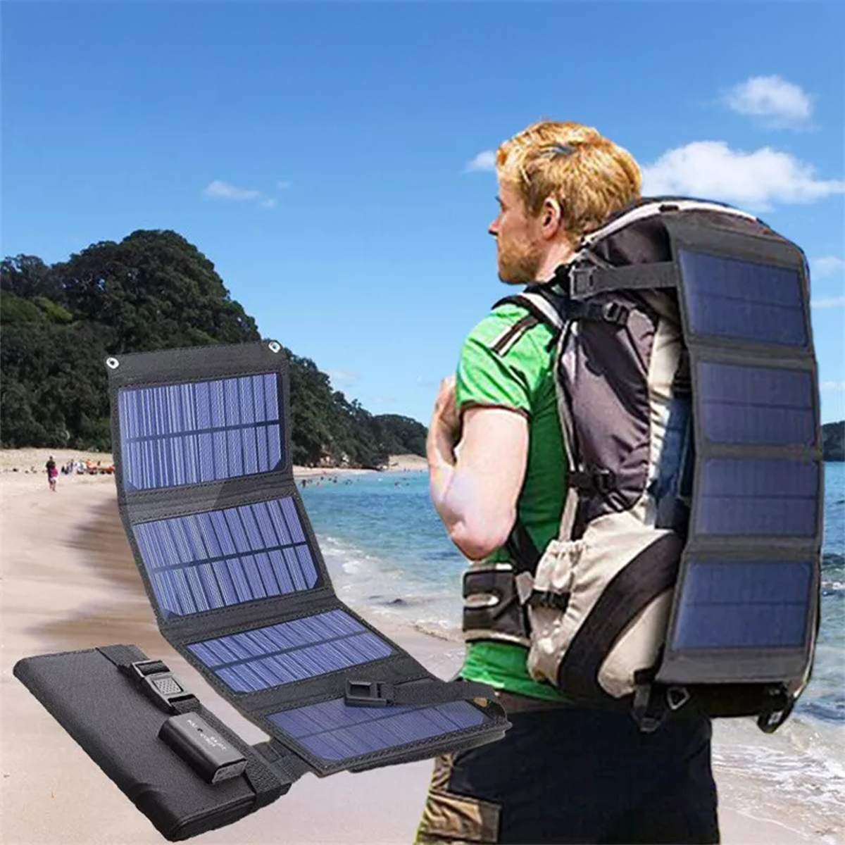 SunPort 21 – Tragbares Solarladegerät mit USB