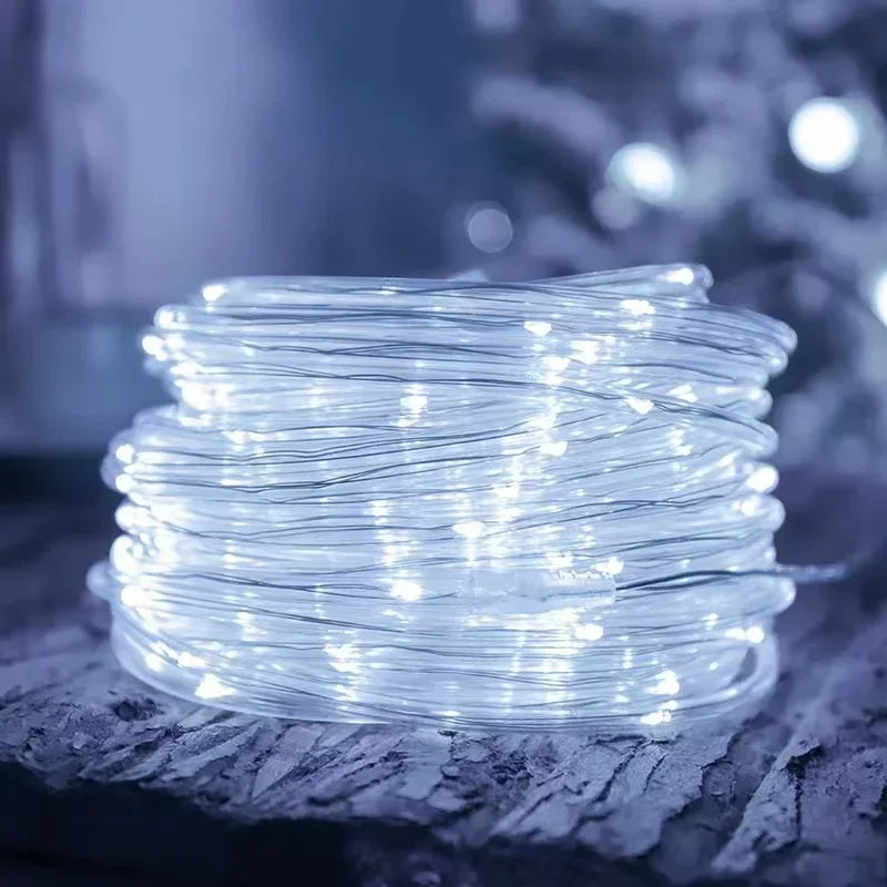 SolarTwine Solar Lichterschlauch – Wasserdichte LED Lichterkette für Garten & Weihnachten