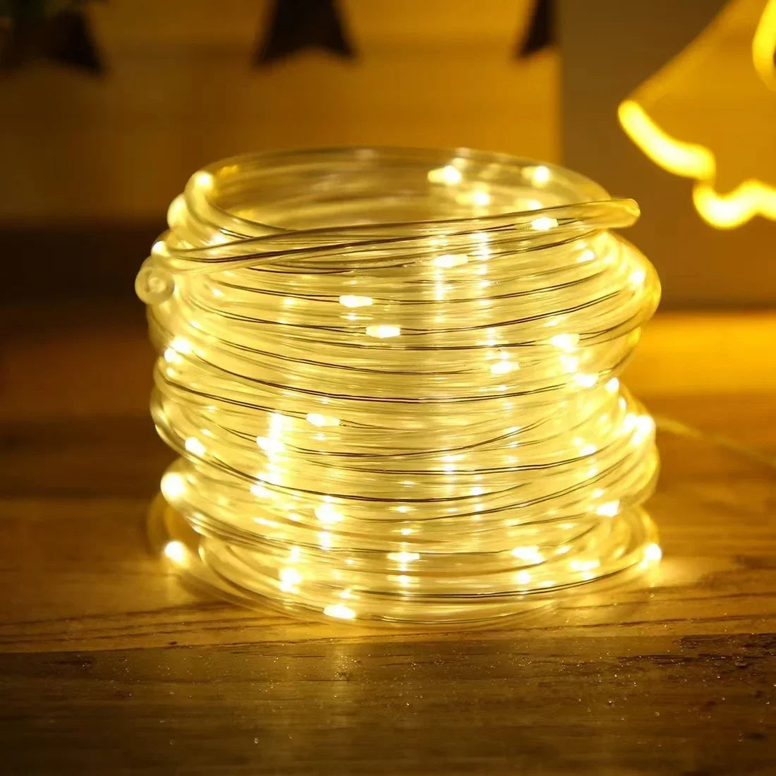 SolarTwine Solar Lichterschlauch – Wasserdichte LED Lichterkette für Garten & Weihnachten