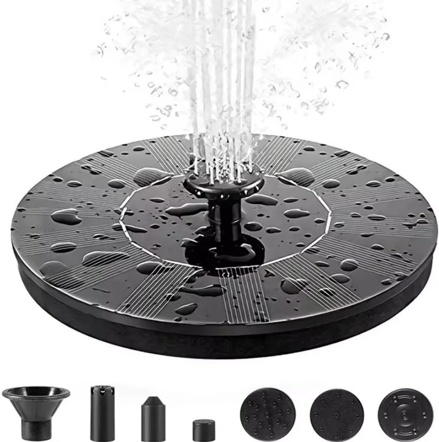 SolarStream Solarbrunnen – 1.4W Schwimmende Fontäne für Teich & Garten