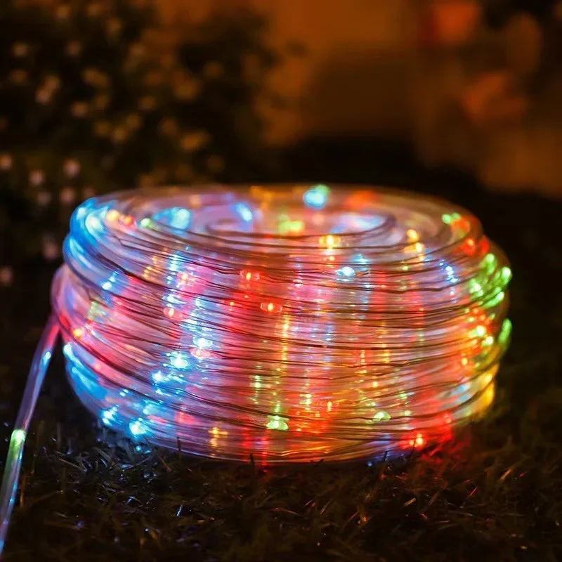 SolarTwine Solar Lichterschlauch – Wasserdichte LED Lichterkette für Garten & Weihnachten