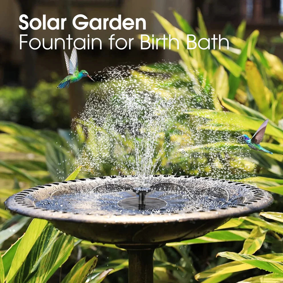 Solaflora – Solar Gartenbrunnen