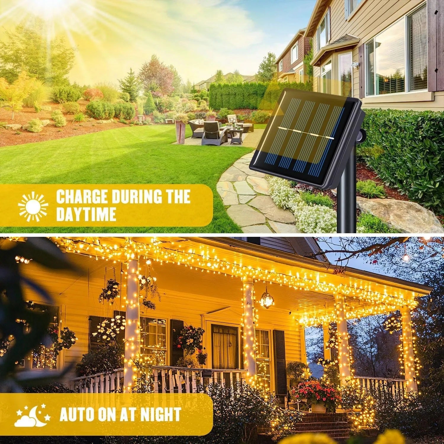 LumaTwine – Solar Lichterkette Außen 5M 7M 12M