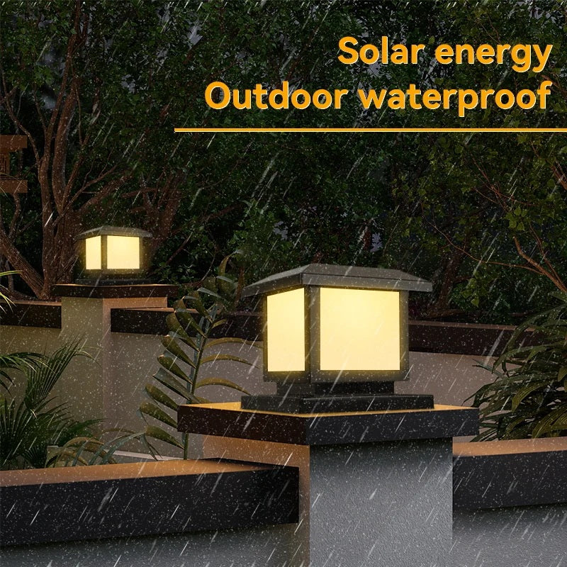 PostaGlow – Solarbetriebene LED-Pfostenleuchte für Zaun, Garten & Terrasse
