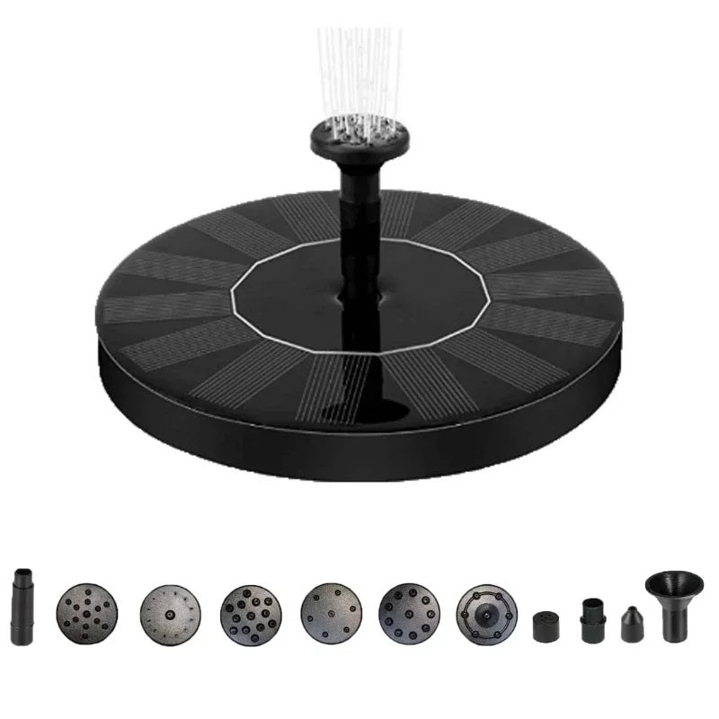 SolarStream Solarbrunnen – 1.4W Schwimmende Fontäne für Teich & Garten