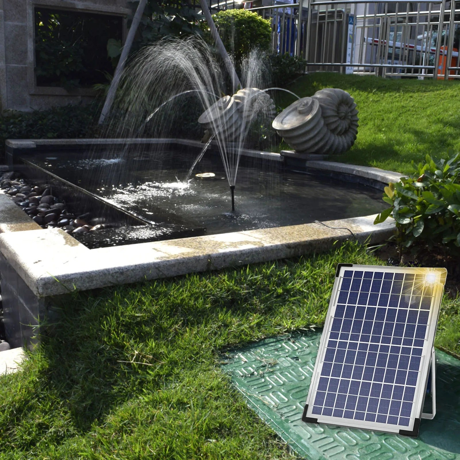 HydroSol – Solarpumpe für Vogeltränken & Gartenteiche