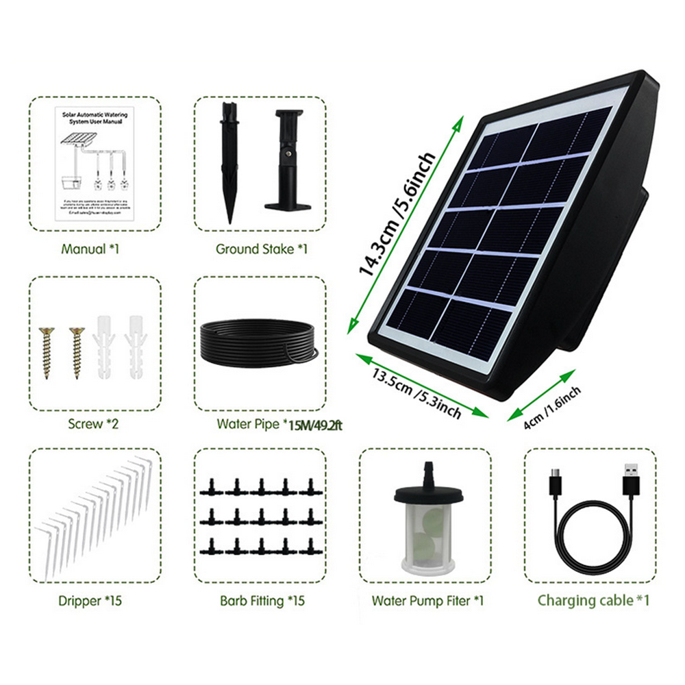 EcoIrrigate – Solarbetriebenes Bewässerungsset für Töpfe & Gärten