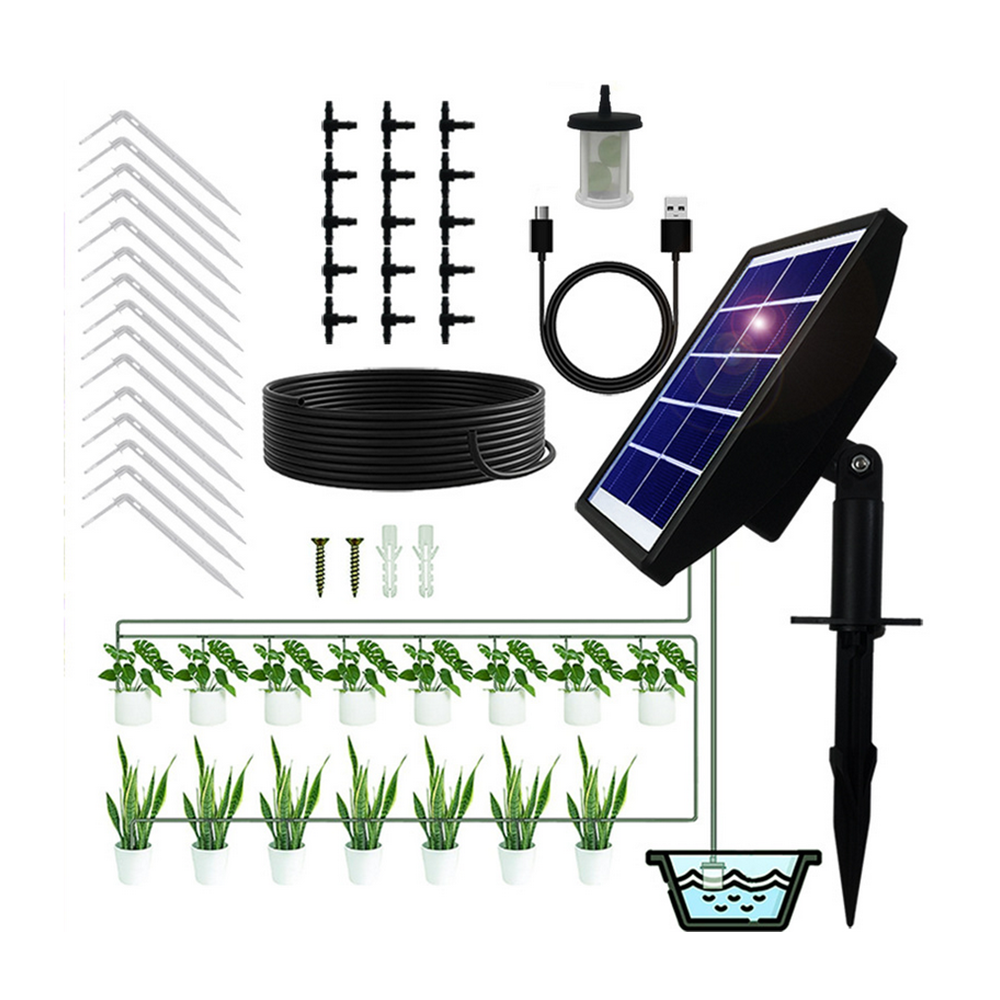EcoIrrigate – Solarbetriebenes Bewässerungsset für Töpfe & Gärten