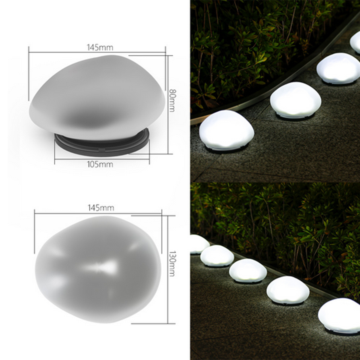 GlowPebble Solarleuchte